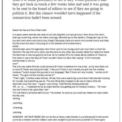 Story by Charlotte Y6